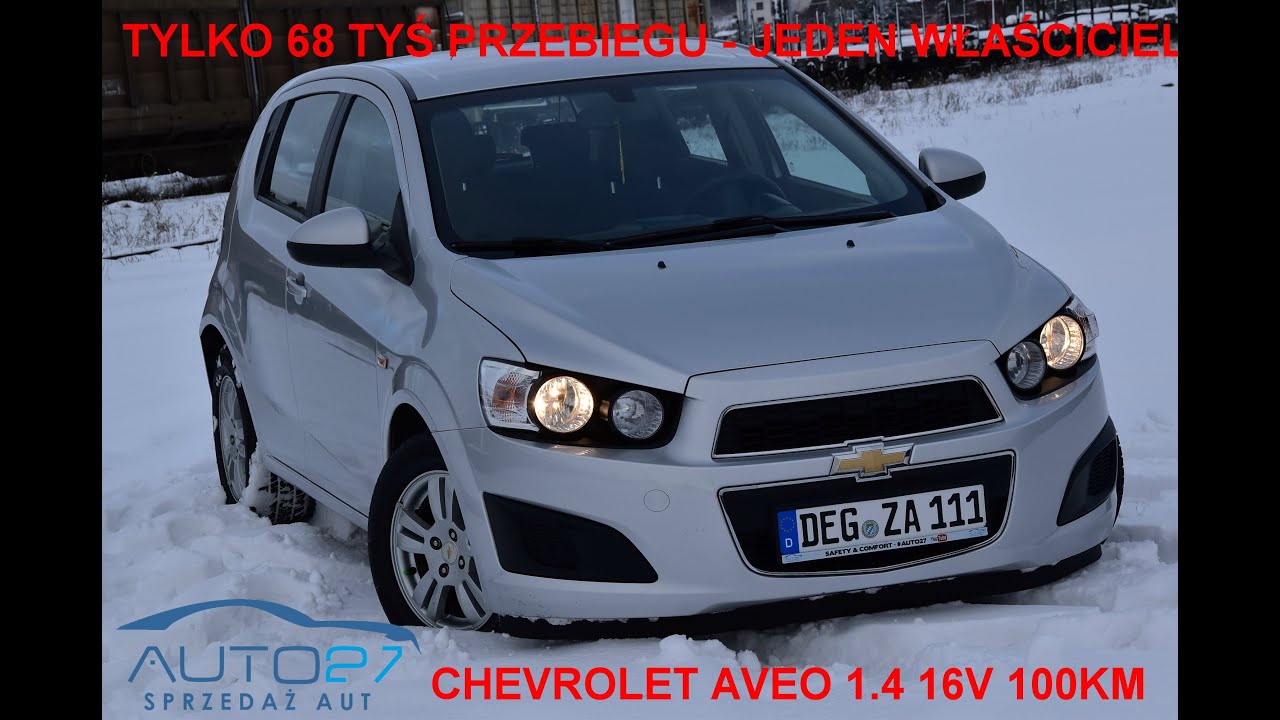 #AUTO27 - SPRZEDANY - TEST - CHEVROLET AVEO T300 1.4 16V 100KM . Bezbłędnie zadbany!