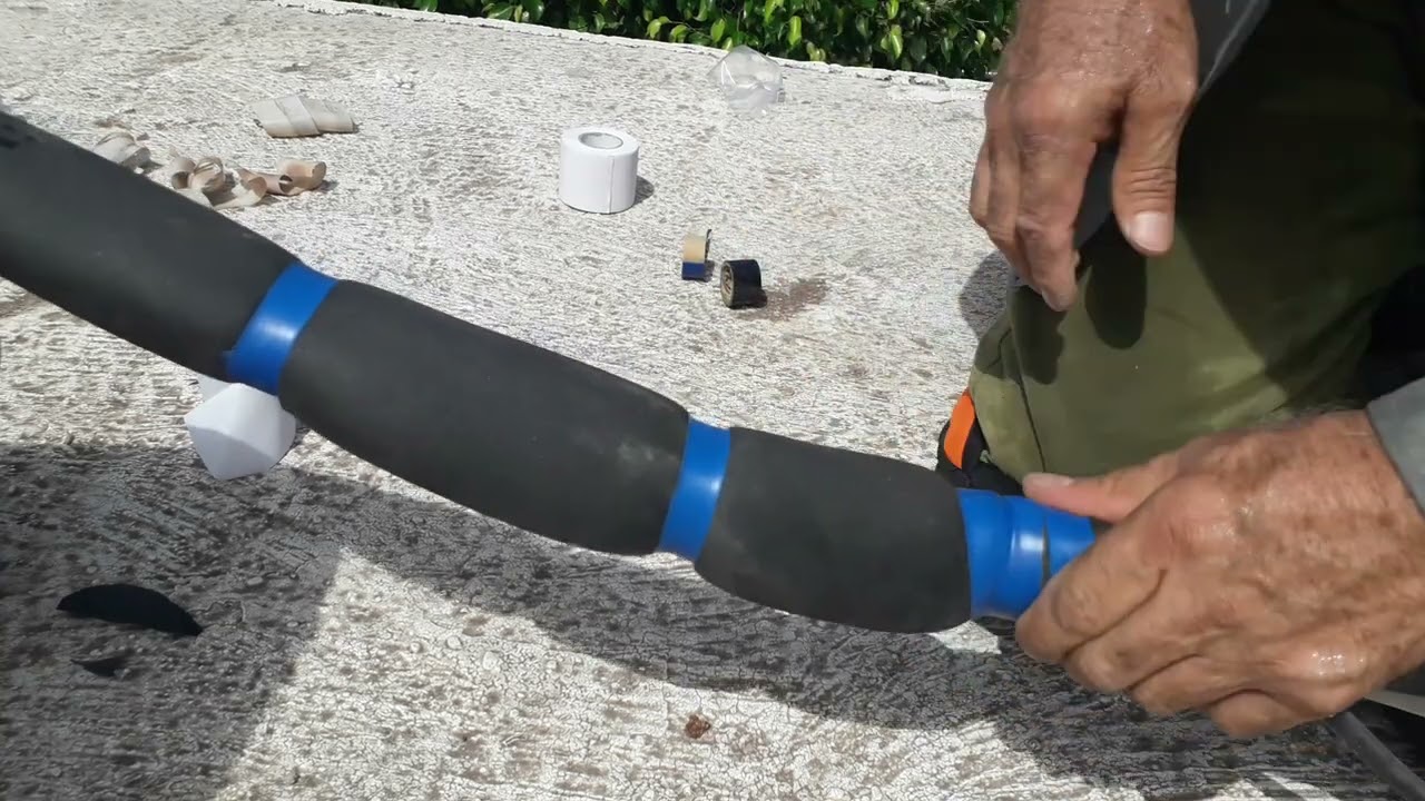 Protegiendo las LINEAS de un MINISPLIT de 1 Ton. con ARMAFLEX, CINTA, MEMBRANA e IMPERMEABILIZANTE..
