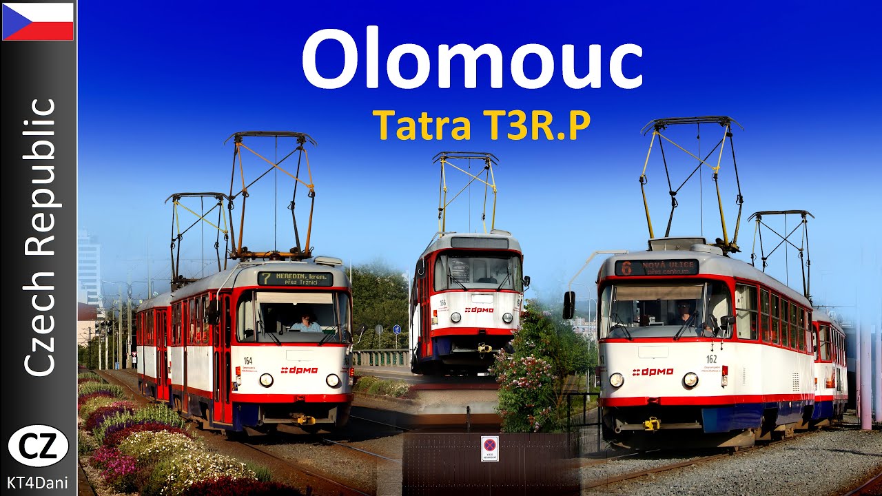 【4K】OLOMOUC TRAM - Tatra T3R.P  (2025)