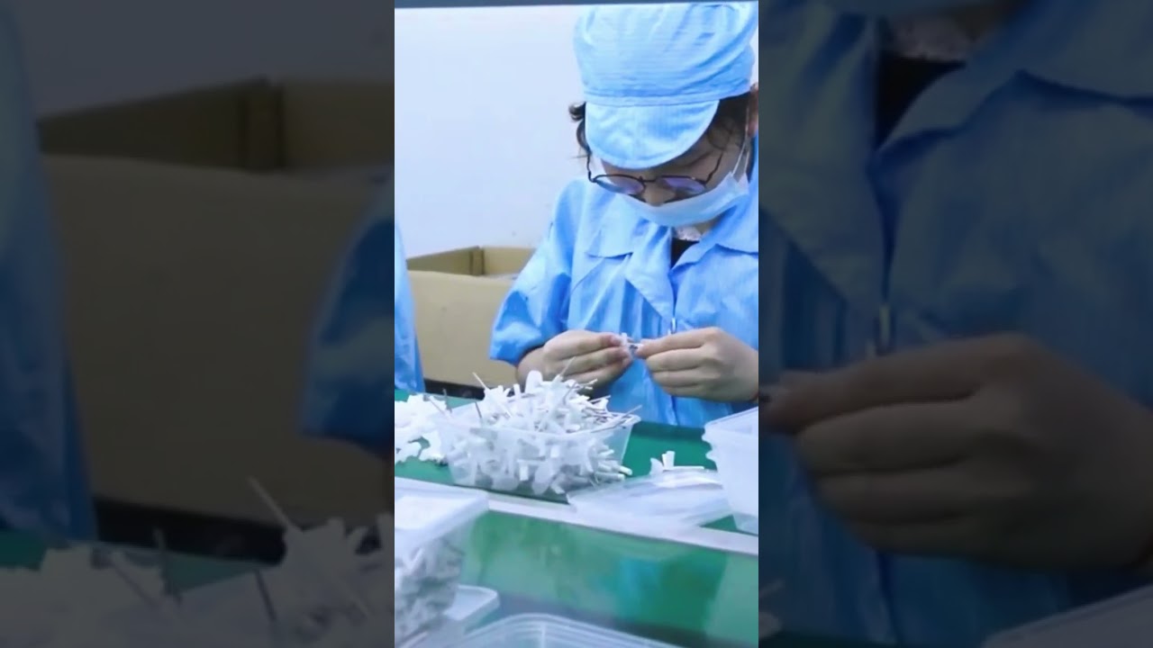 vape factory automated production workshop, a daily capacity of 100,000 pieces