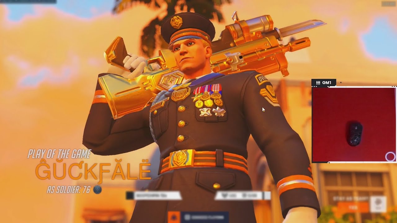 WHAT 3180+ HOURS OF SOLDIER 76 LOOKS LIKE - GALE! POTG! OVERWATCH 2 TOP 500 SEASON 6