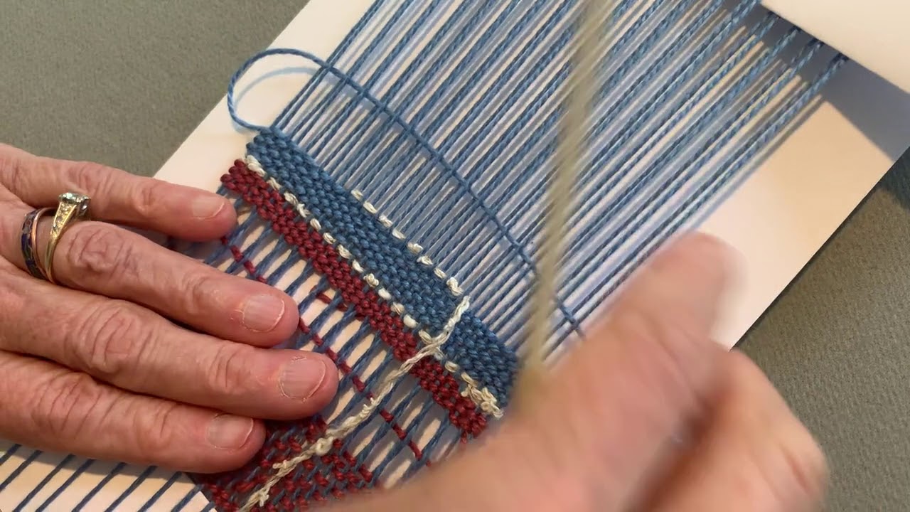 In lay weaving