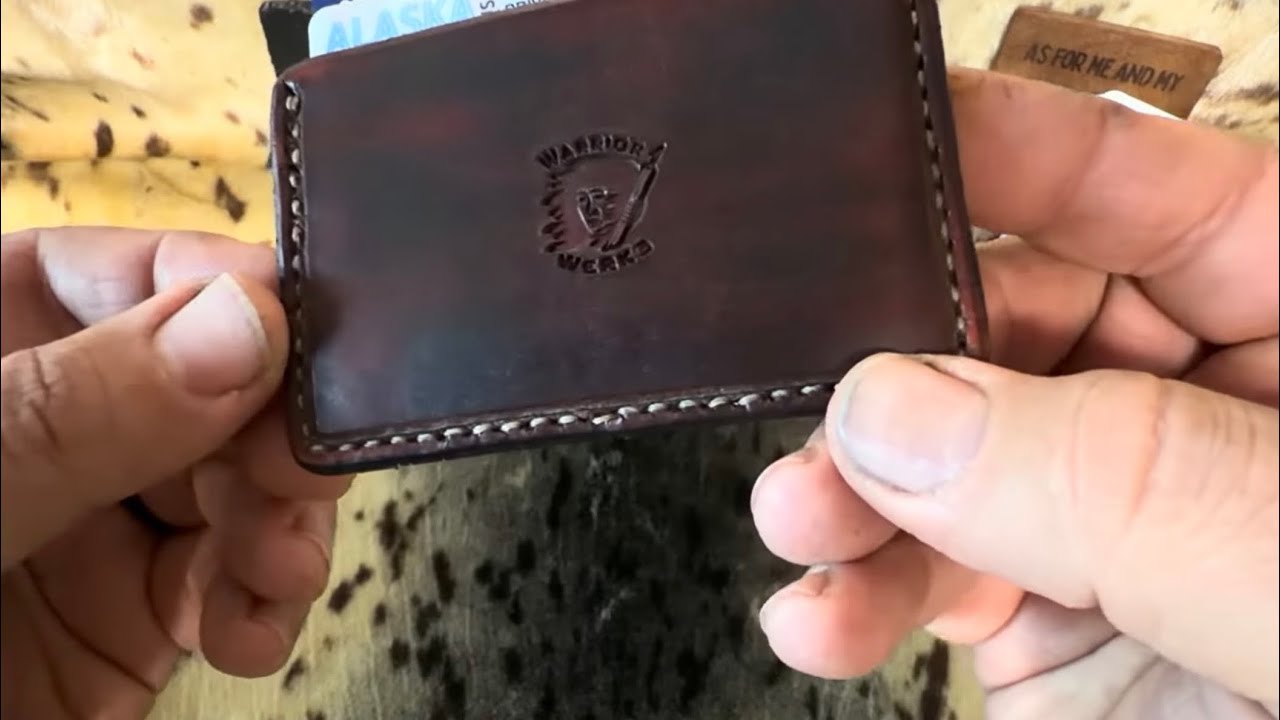 Warrior Werks: Making a Leather Wallet Gift for My Wife (Went 1 for 3)