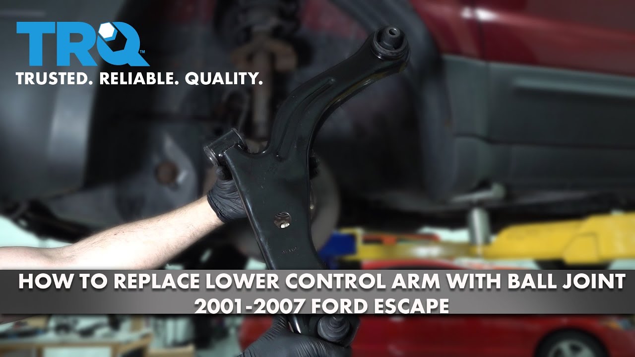 Как заменить нижний рычаг подвески с шаровой опорой Ford Escape 2001-2007