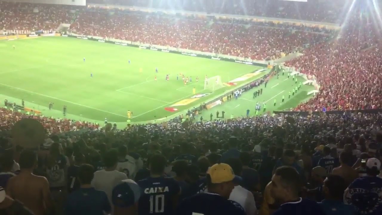 TORCIDA DO CRUZEIRO CALANDO O MARACANÃ  - Flamengo 1 x 1 Cruzeiro ( FINAL CDB)