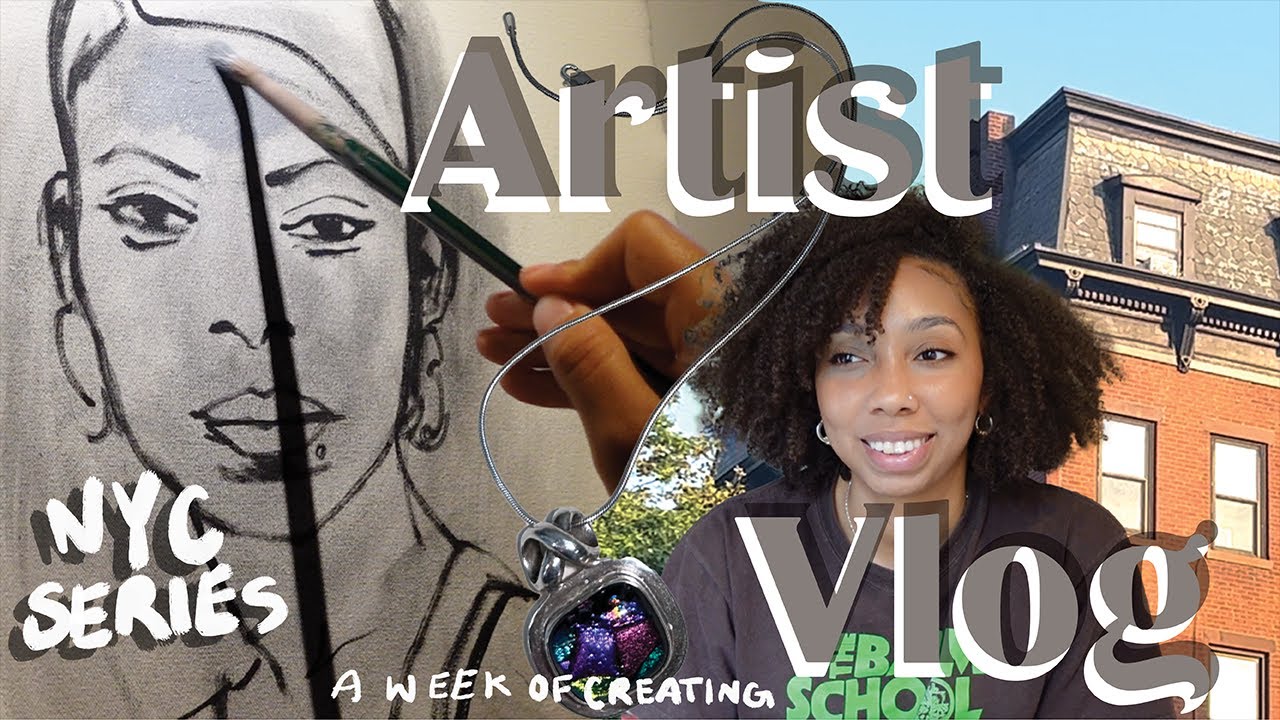 NYC Art Vlog | The Artist Series | Making time for art, Overcoming resistance, Having breakthroughs