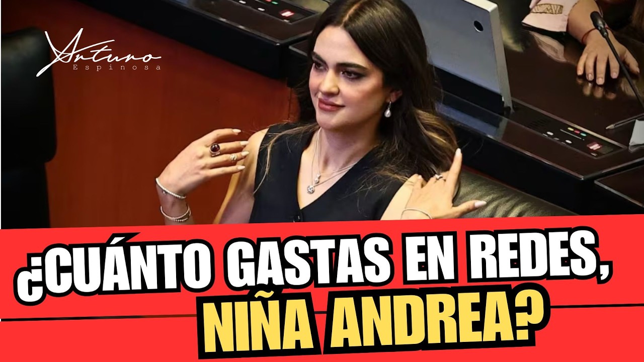 ¿Cuánto gastas en redes, Niña Andrea?