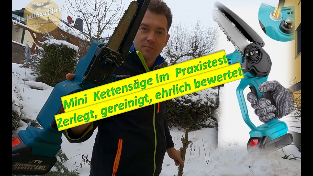 Mini-Kettensäge im Praxistest – Zerlegt, gereinigt, ehrlich bewertet