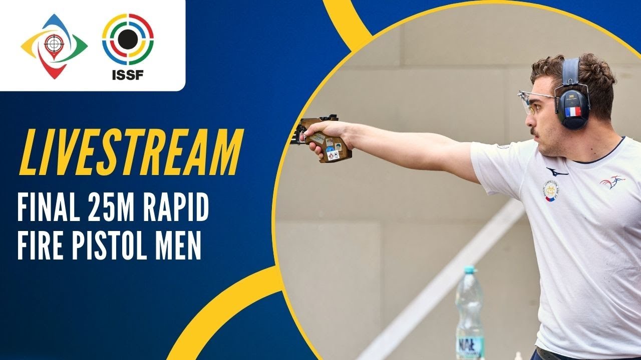 Livestream - 25m Rapid Fire Pistol Men Final - ISSF Junior World Cup New Delhi, India