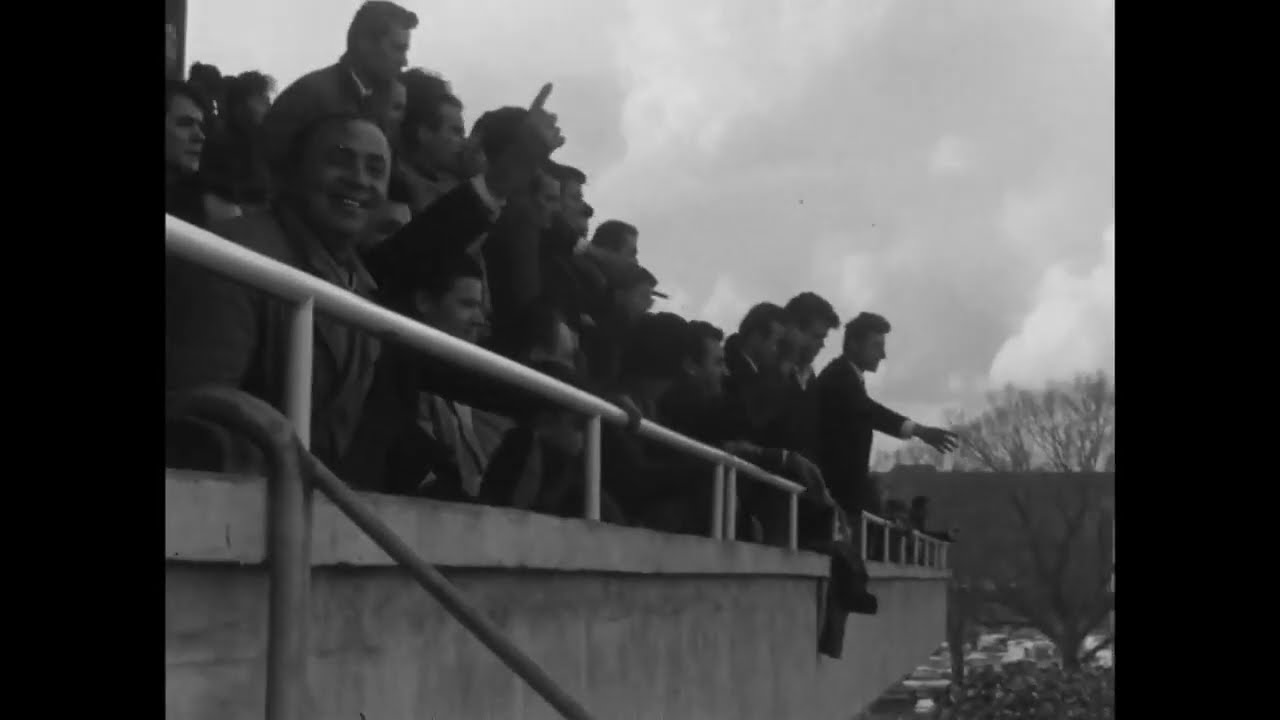 South Melbourne Hellas vs Maribyrnong Polonia, round 16, 1963, Victorian State League (newsreel)