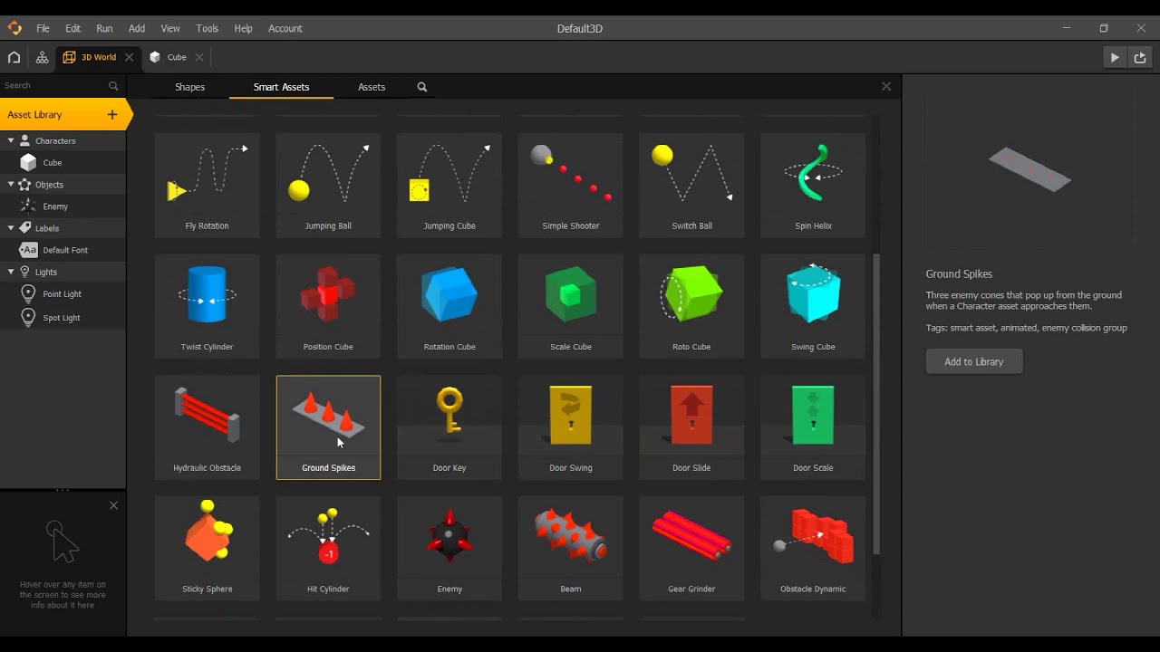 BuildBox 3 Tutorial - Make a  Basic 3D Game in 20 minutes with no code