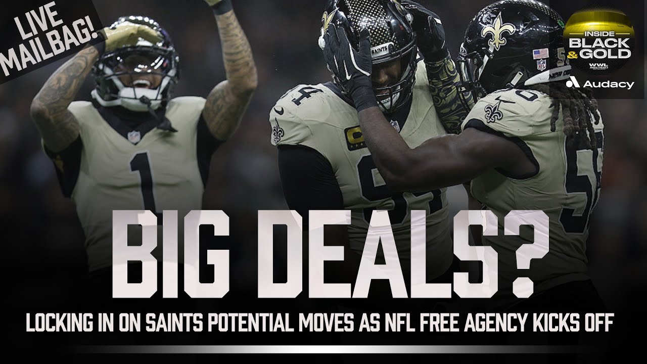 How aggressive should Saints be in 2026 free agency? Tampering period opens + live mailbag