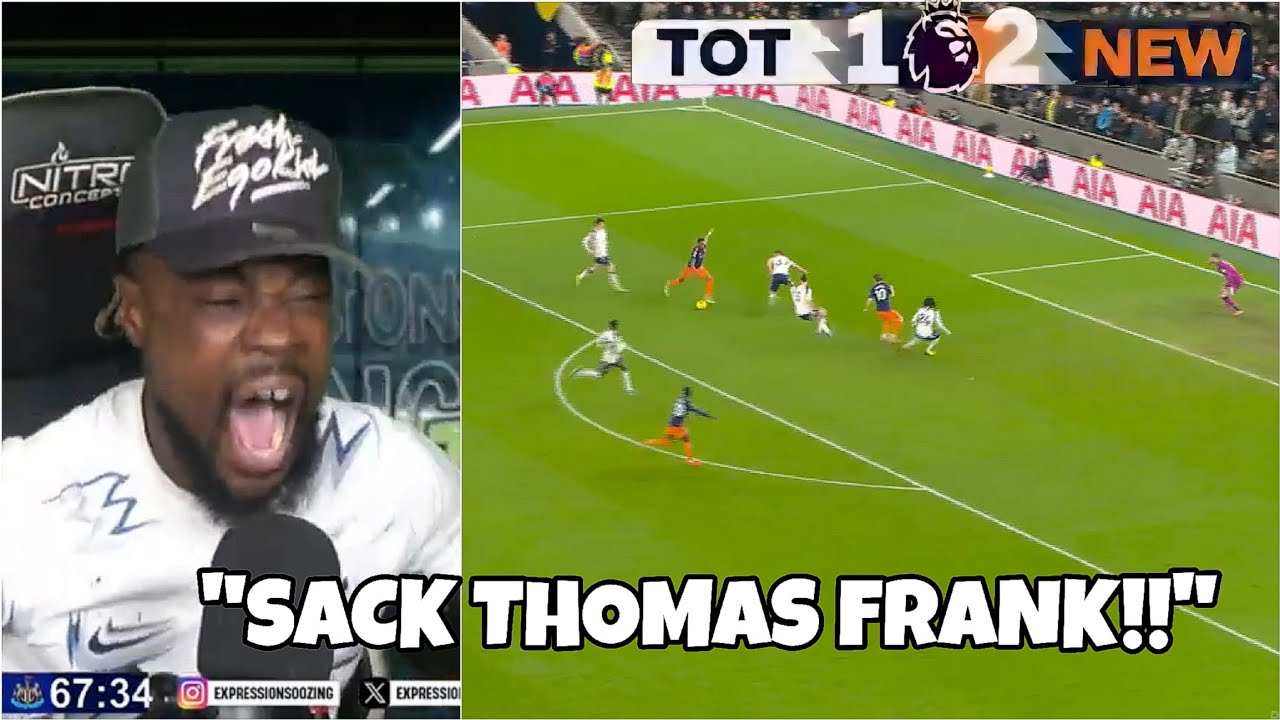 Expressions LOSES IT AGAIN Watching Tottenham vs Newcastle 