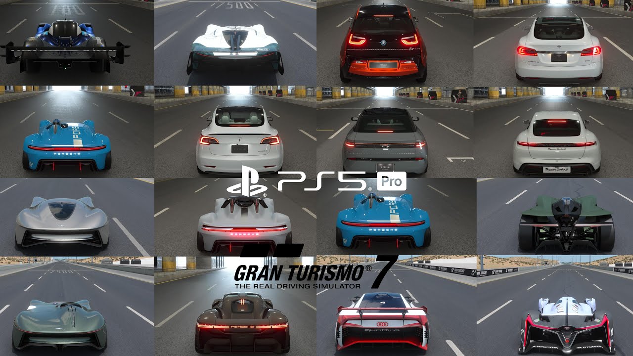 2025 PS5 PRO GRAN TURISMO 7 TOP FASTEST ELECTRIC CARS | TOP 15 | TOP SPEED BATTLE | PS5 PRO 4K HDR