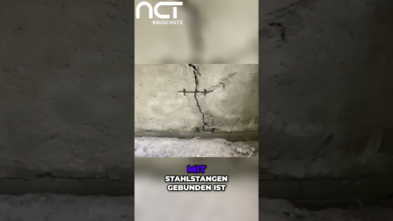 Beton Risse? NCT CEM rettet deine Mauer!