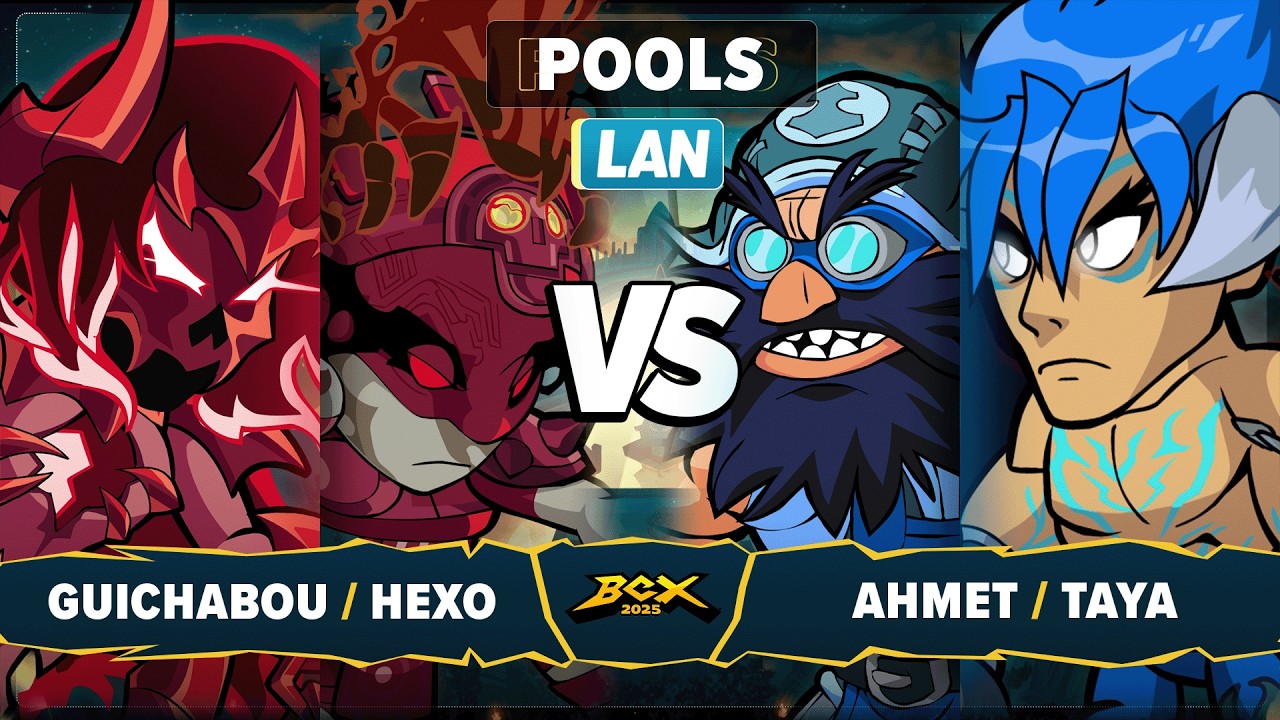 Guichabou & Hexo vs TAYA & Ahmet - Pools - Brawlhalla World Championship 2025 - LAN 2v2