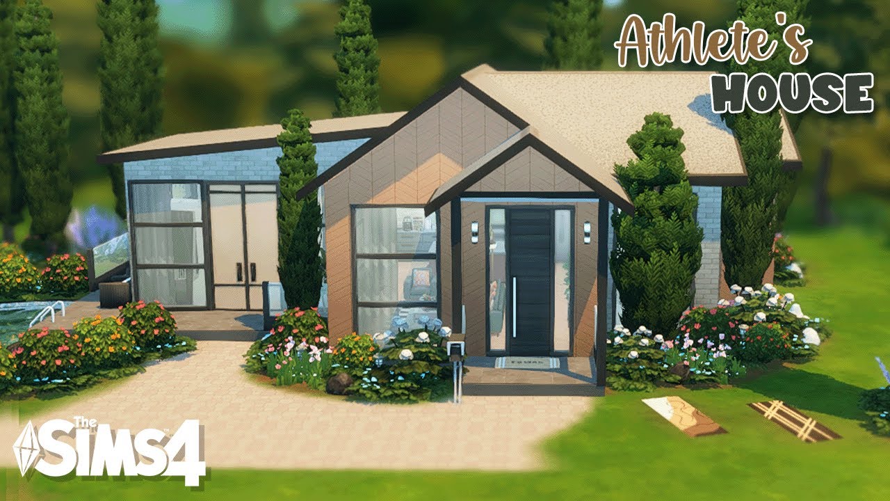 Athlete's Home | Speed Build | The Sims 4