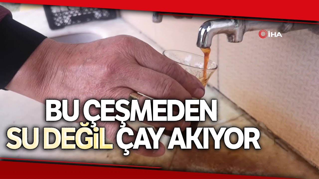 Özel Günler İçin Musluklara Suyu Değil Çayı Bağladılar