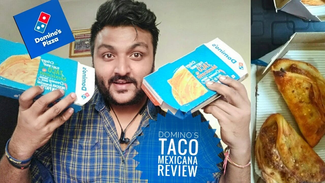 Domino's Taco Mexicana Veg & Non-Veg Review 🔥|| Taste, Price, & packing Test🔥|| UNBOXING 🍕