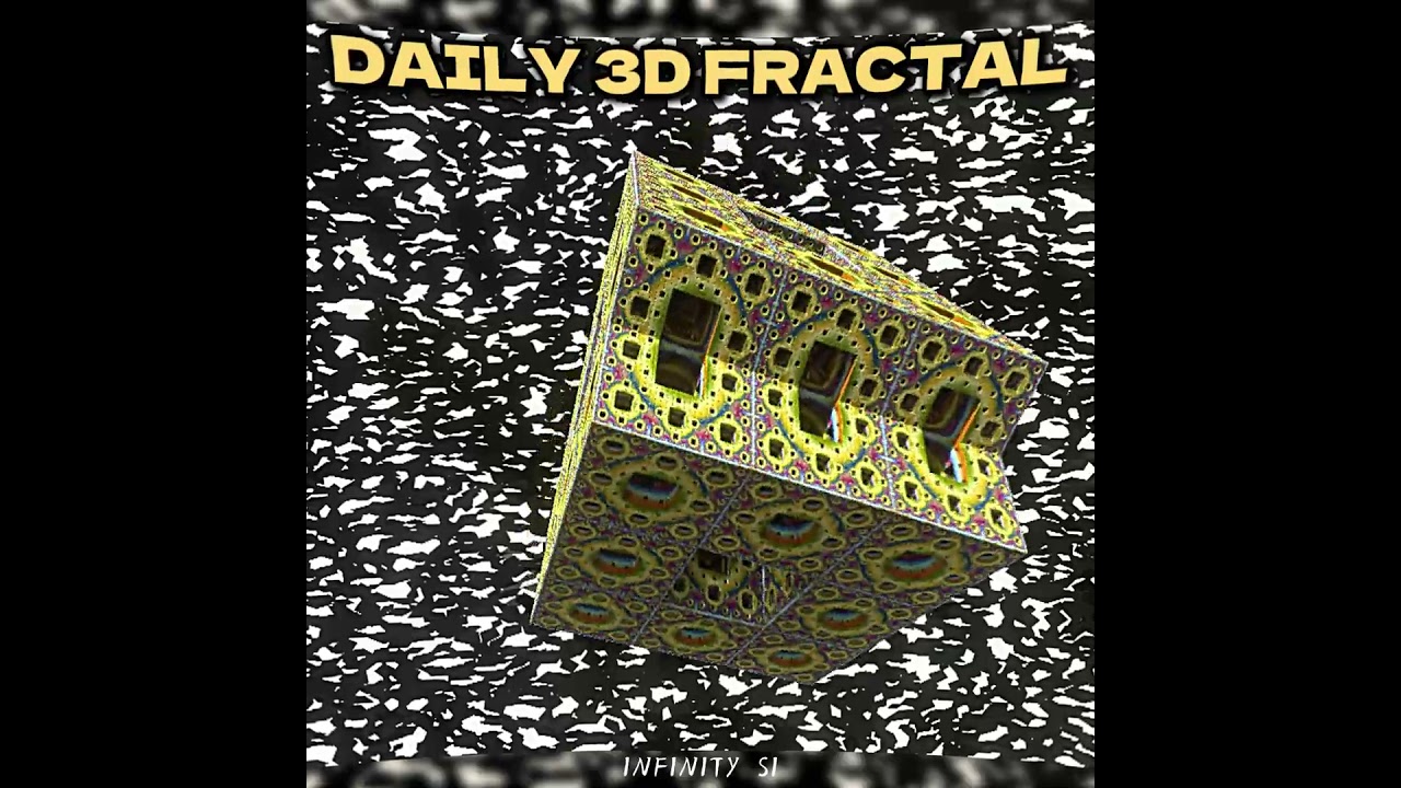 Only Geniuses Know This Fractal #shorts #fractal #3d