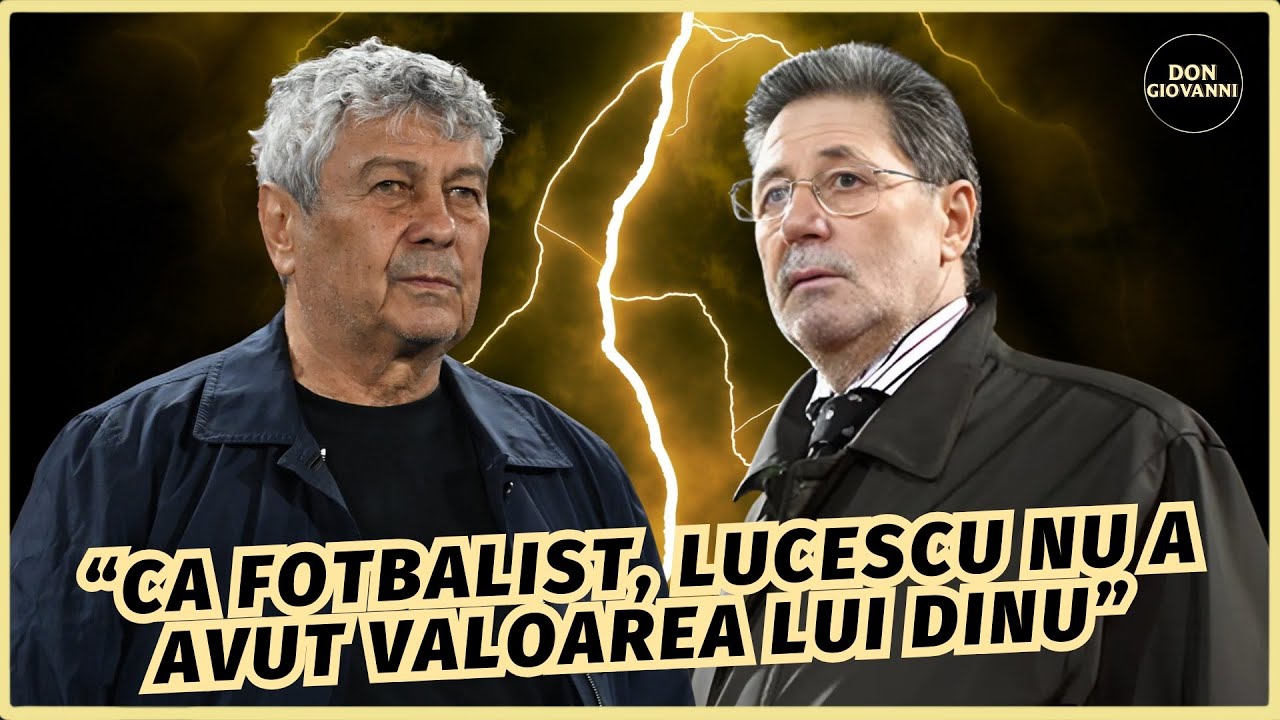ADEVARUL despre RIVALITATEA Cornel Dinu - Mircea Lucescu: “NU S-AU INGHITIT NICIODATA”