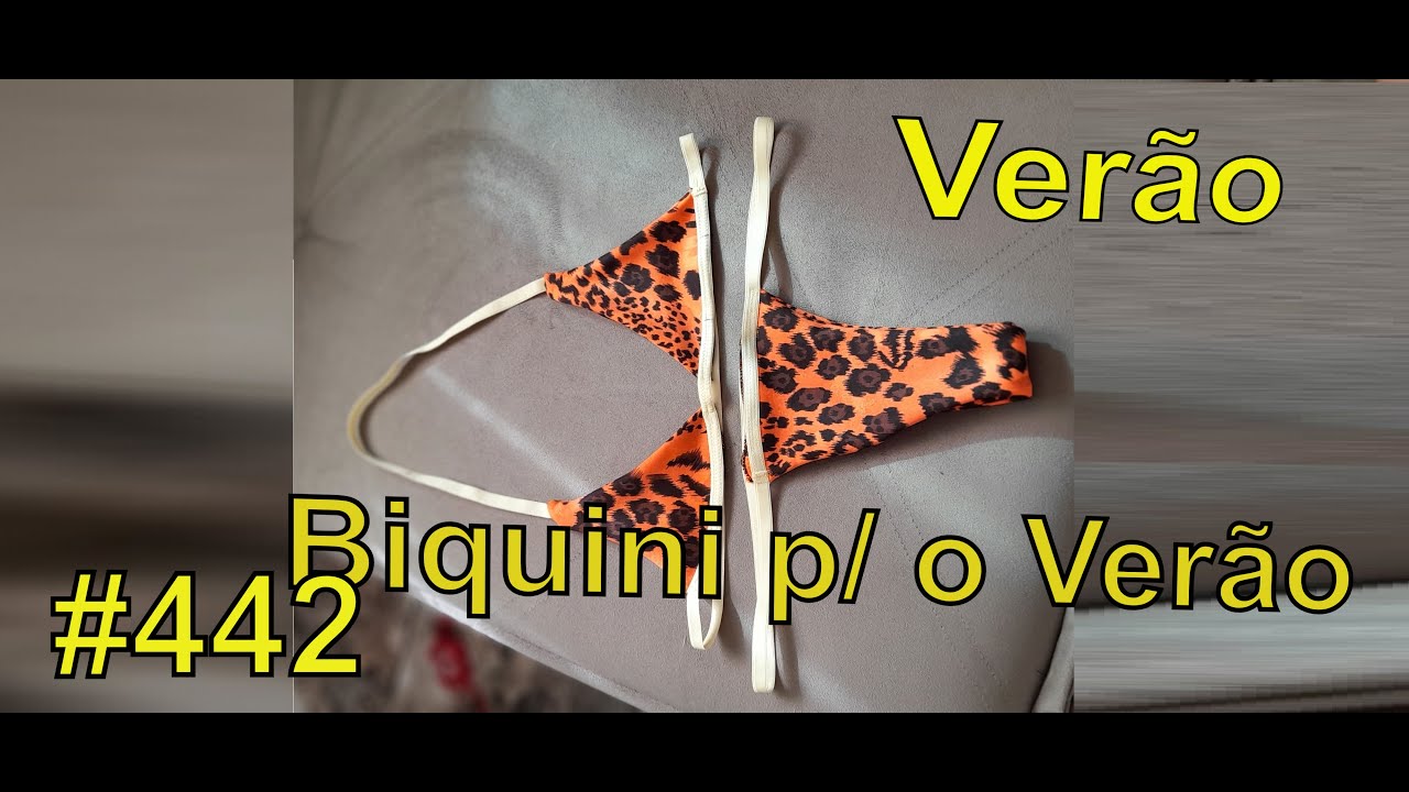 BIQUINI MARQUINHA BRONZE (Molde Gratis) / Aula #442