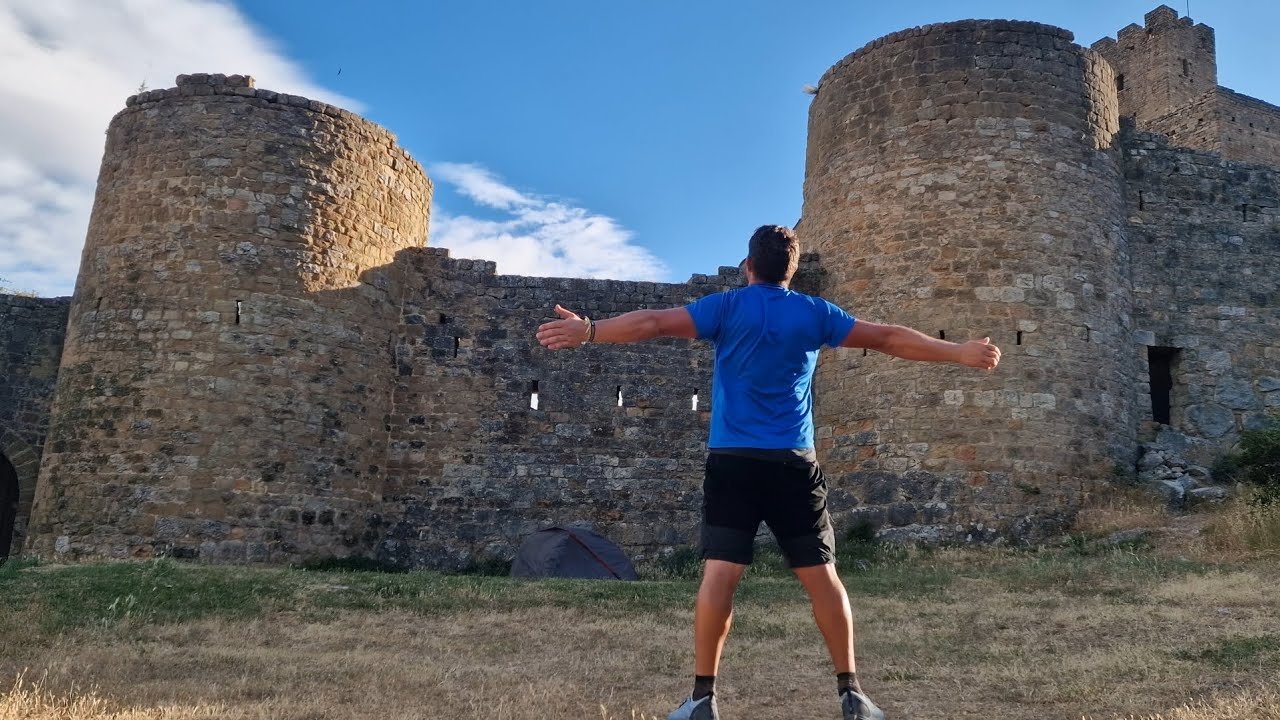Etapa 24 de mi camino a Santiago De Compostela 😃 ❤️ ⛺️  Huesca - Castillo de Loarre 🏰  37km