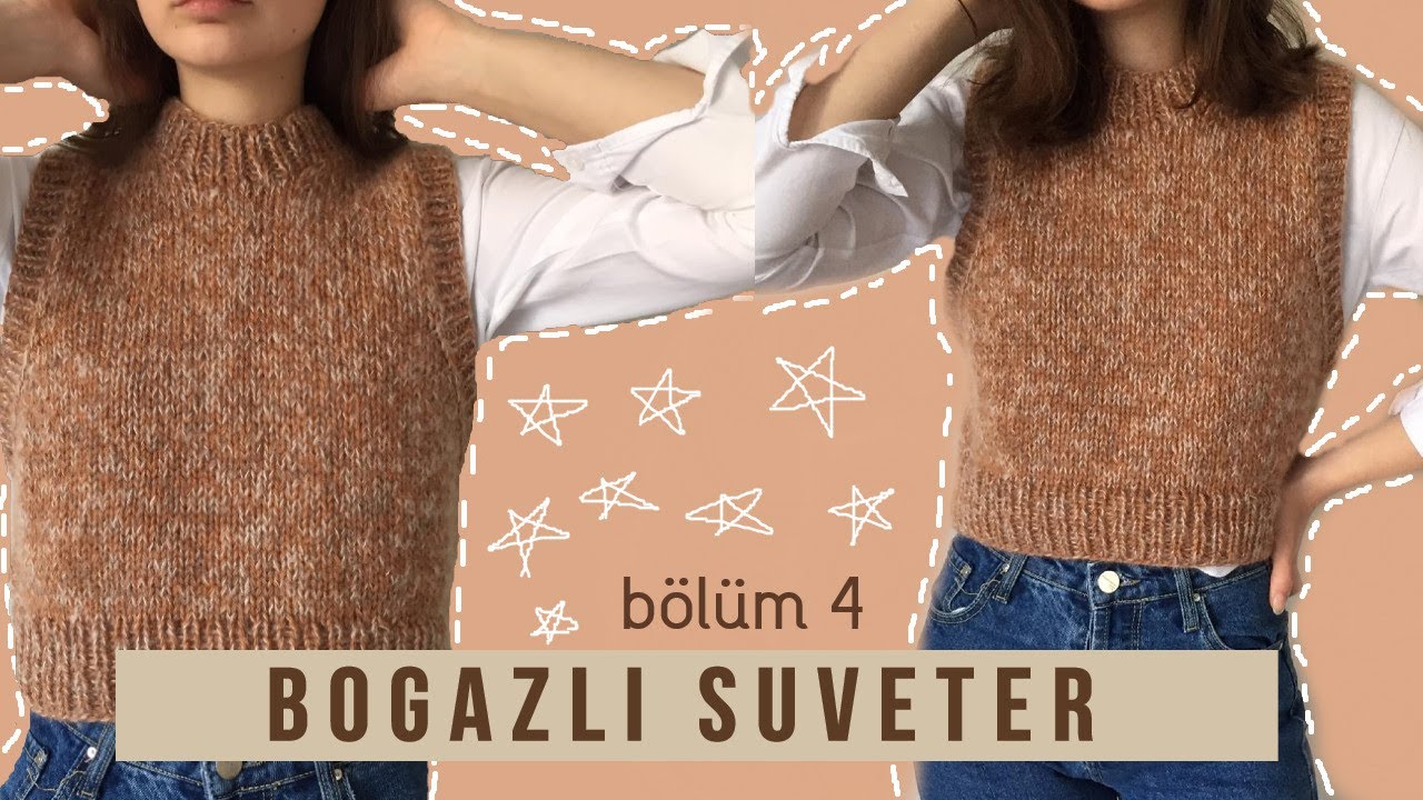 Zencefil crop süveter 4.bölüm  #knitting #örgü #süveter #cropvest #cropsüveter.