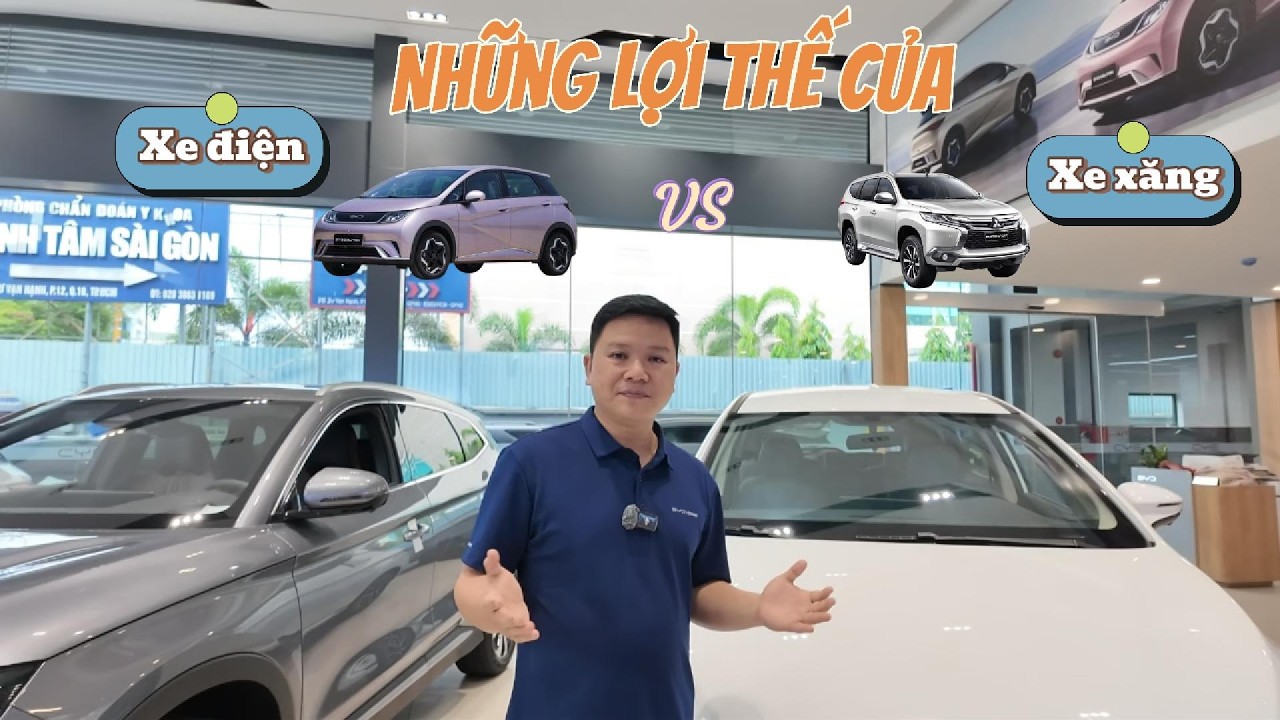Xe điện so với xe xăng: Những lợi thế thực tế cho gia đình