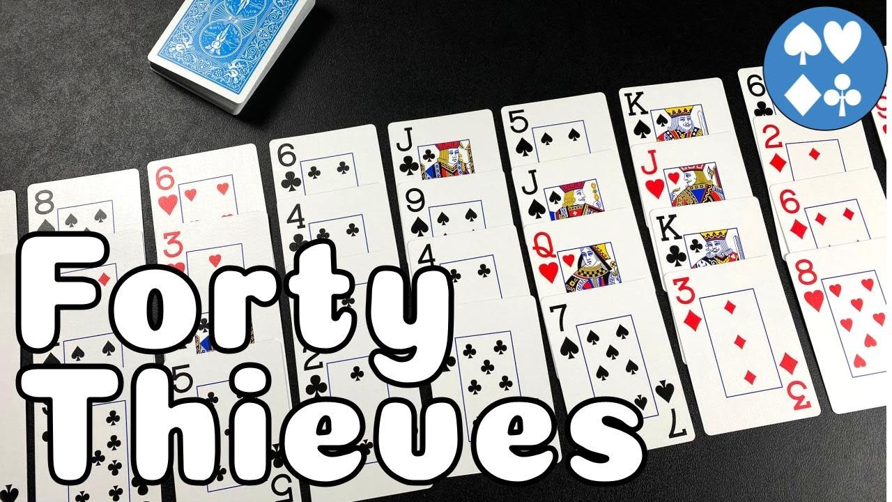 How to Play Forty Thieves: A PUZZLY Solitaire Game With PLAYTHROUGH!