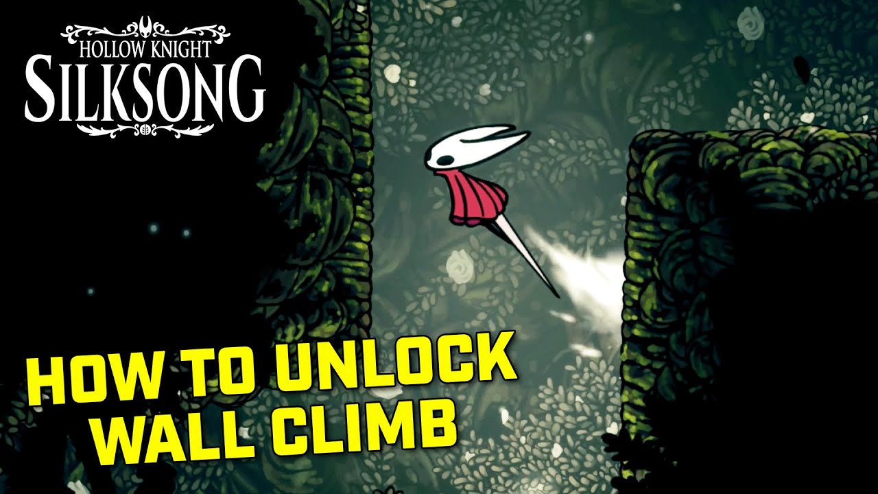 Hollow Knight Silksong - How to get Wall Jump/Wall Climb (Cling Grip Location)