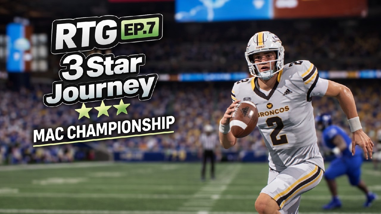 3⭐ QB IN THE MAC CHAMPIONSHIP | CFB26 RTG Ep. 7