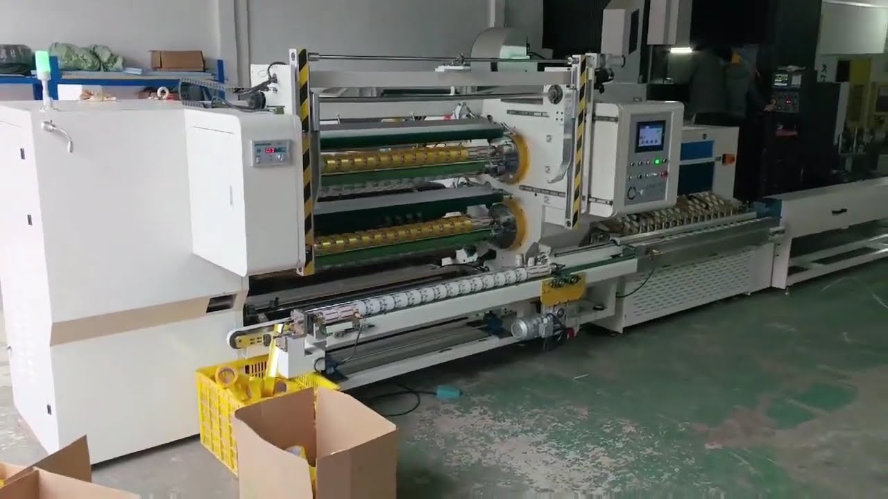 full automatic bopp tape slitting machine