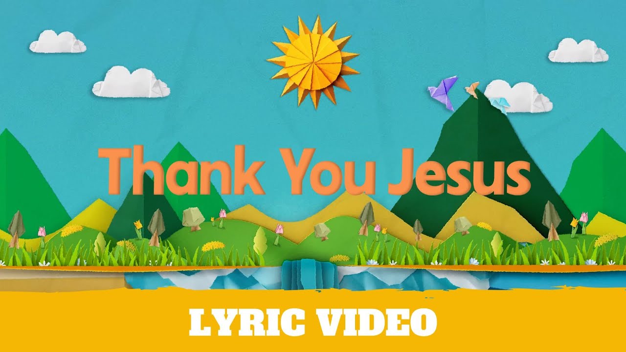 Thank You Jesus - Lyric Video | Hillsong Kids