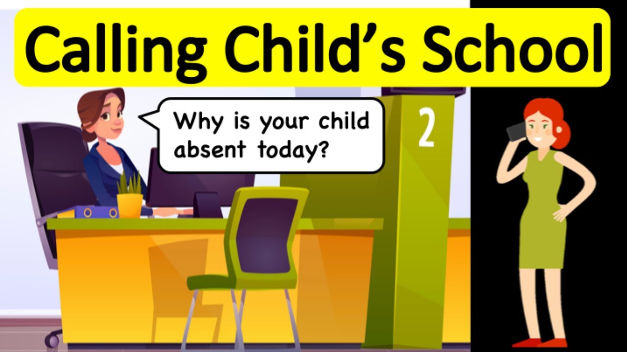 Calling School 👩🏻‍🏫. English Conversation