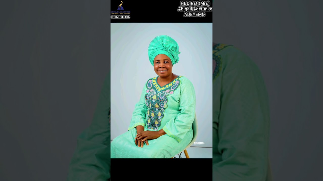 HBD Pst (Mrs) Abigail ADEYEMO 