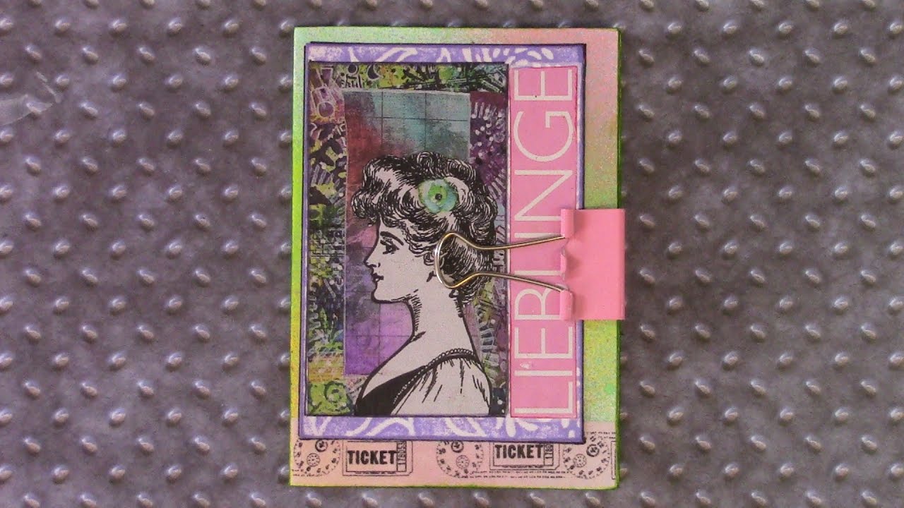Zine # 1 - 8-page mini zine / for a swap with Karli (Kreatives Leben)