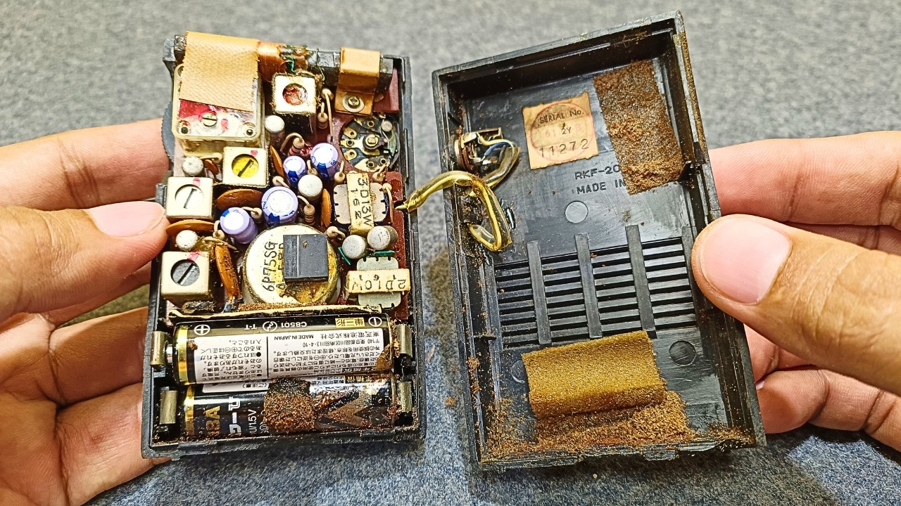Restoring a 1969 Vintage AM Pocket Radio