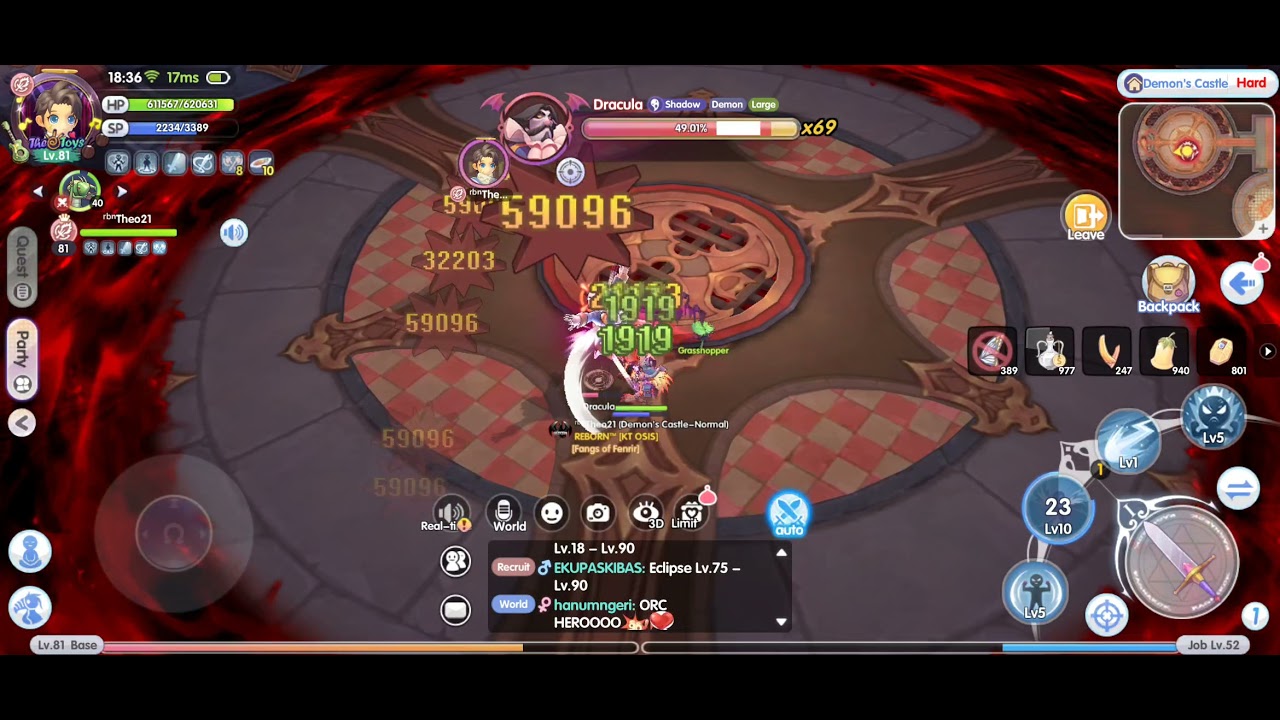 [ROX] Dracula Hard Solo - LK ASPD Crit No Osiris Card