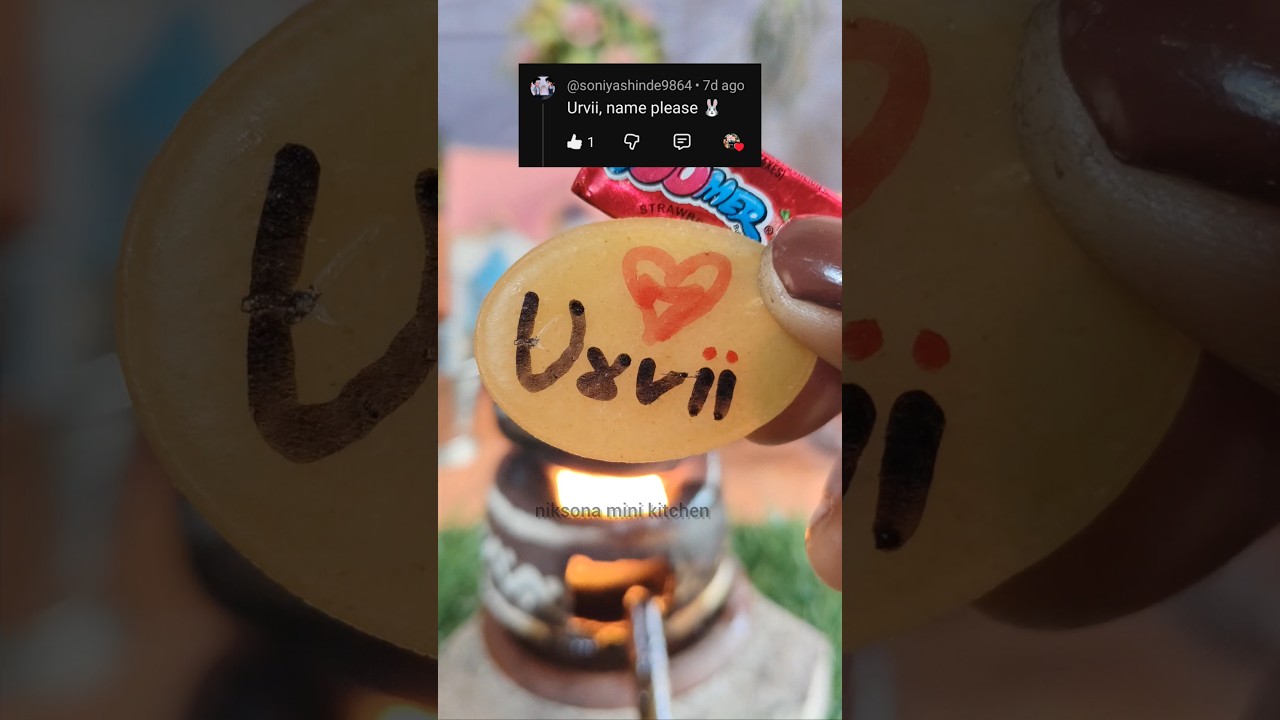 Miniature Panipuri Name 📩 Urvii ❤ 