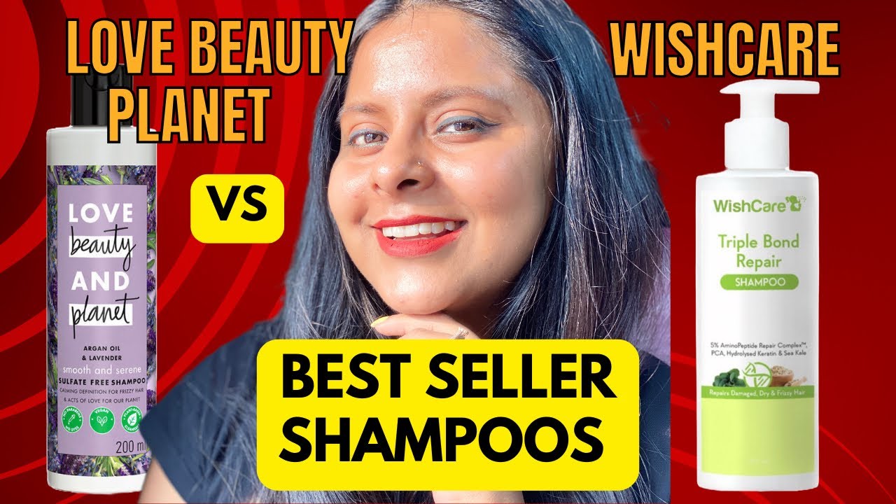 ( Sulphate Free Shampoos ) Which one is better❓Love Beauty & Planet Shampoo VS Wishcare Shampoo