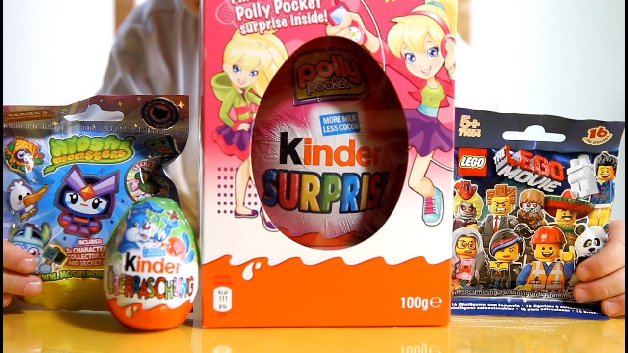 Polly Pocket Egg, The Lego Movie and Moshi Monsters Toys