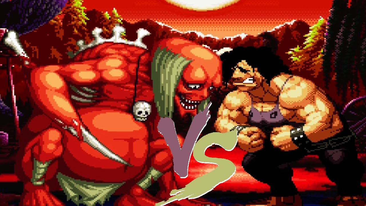 Youkai Kusaregedo VS Hugo Andore Mugen Samurai Shodown VS Street Fighter