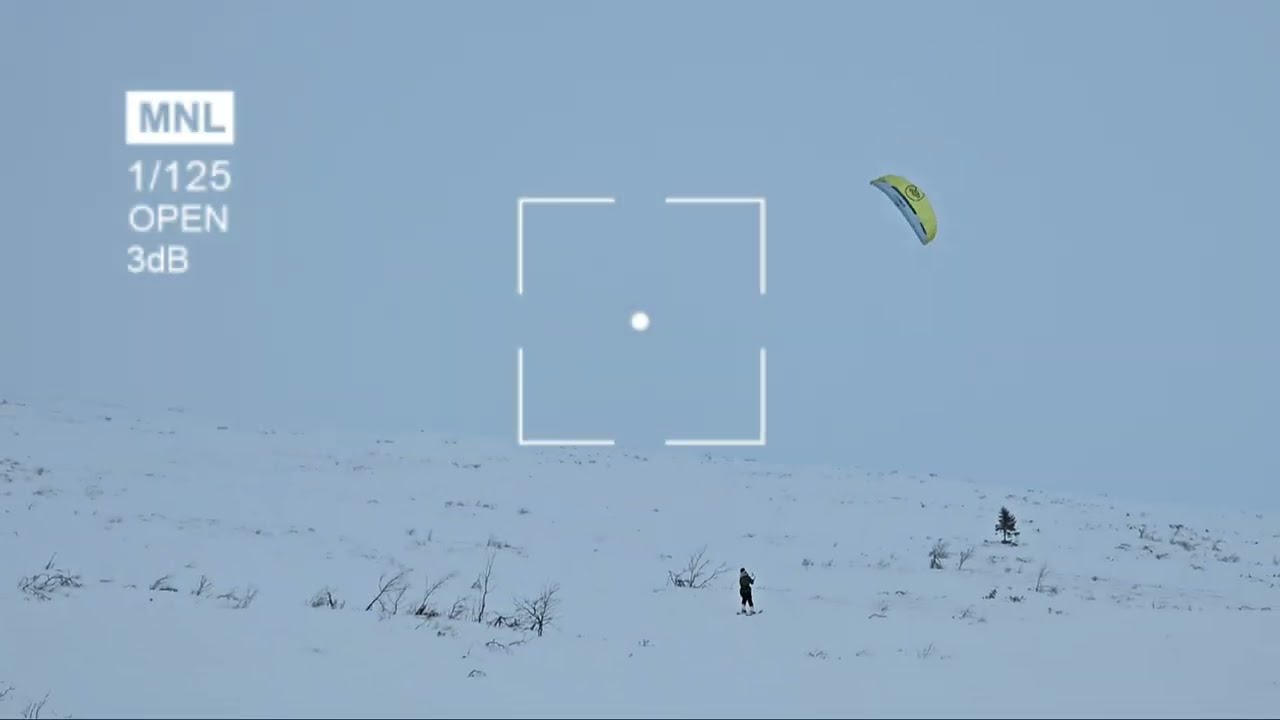 Snowkiting 14.feb, Storlien