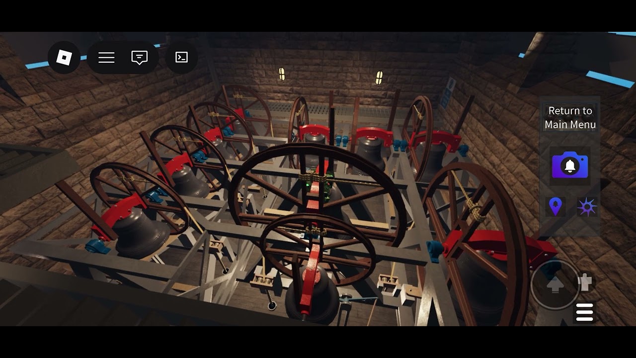 The realistic swinging bells