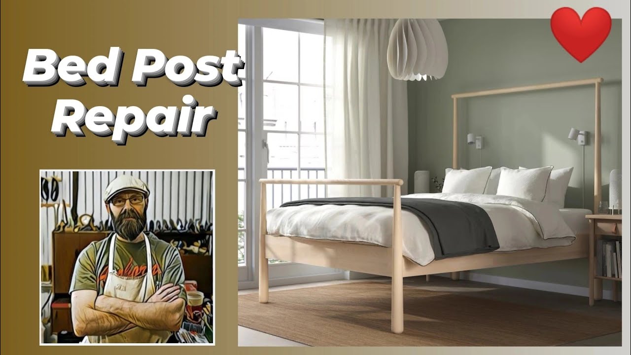 IKEA Bed Repair – How I Fixed a Loose Bed Post Permanently - GJÖRA bed