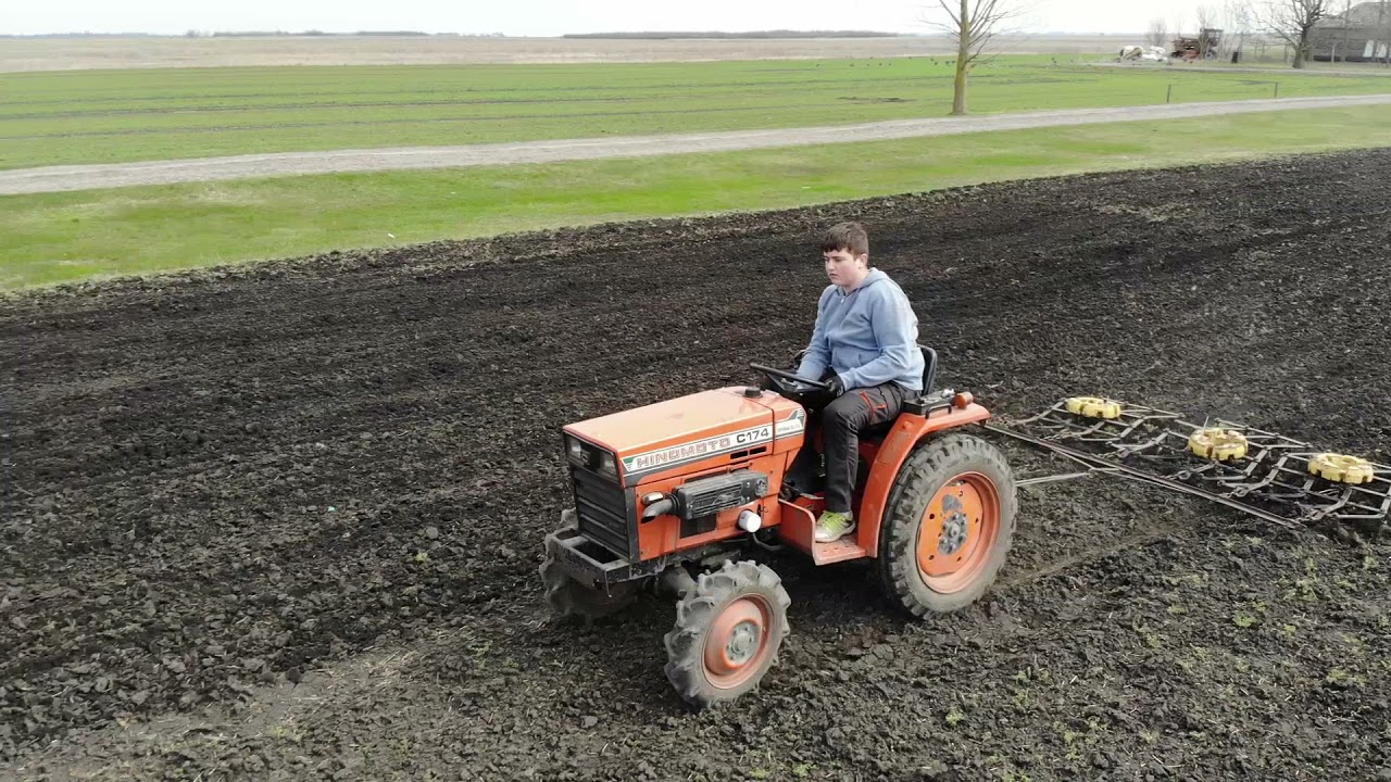 Fogasolás |2021.04.02.| Hinomoto C174💪👌🚜 |
