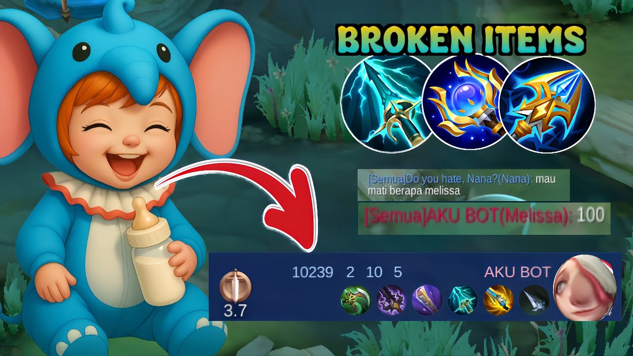 NANA EXE | NANA TENGIL ONE HIT BUAT ANOMALI PUBLIK CHAOS - LOCK MELISSA & TIGREAL SAMPAI FEEDER‼️