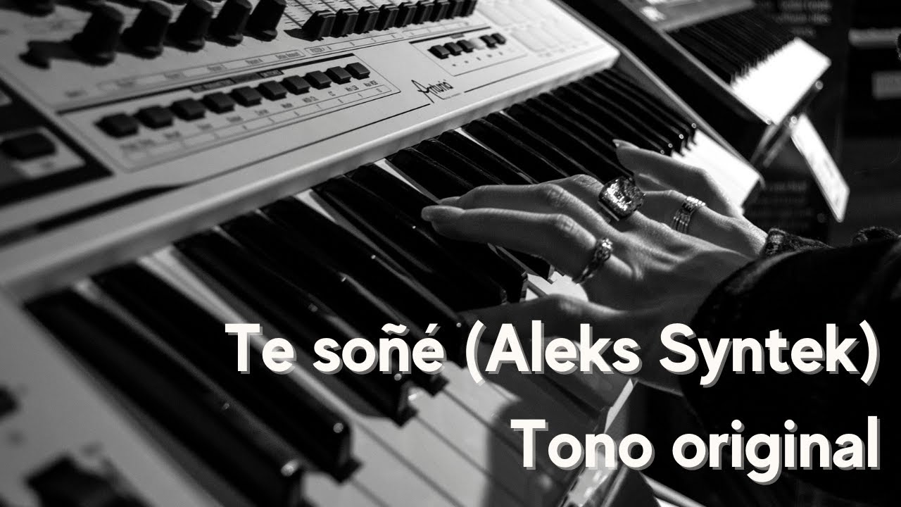 Aleks Syntek - Te soñé (Tono original) Piano Karaoke