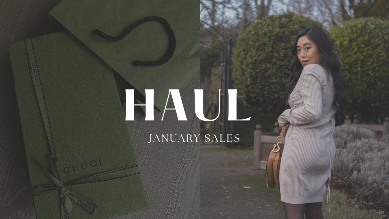 HAUL - JANUARY SALES | Gucci, Jacquemus, Frankie Shop & more | Lindsay BonBon